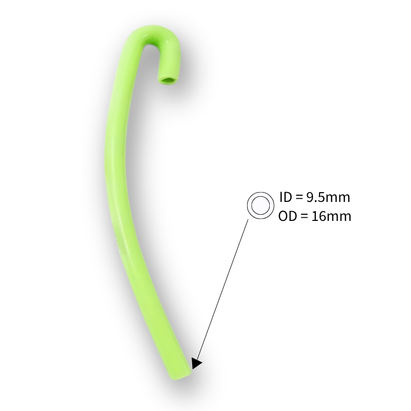 9.5mm (3/8") ID J-Shape 180 Degree Silicone PCV Breather Hose Universal