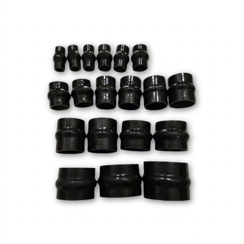 Black Silicone Hump Hose Coupler Connector Intercooler Universal