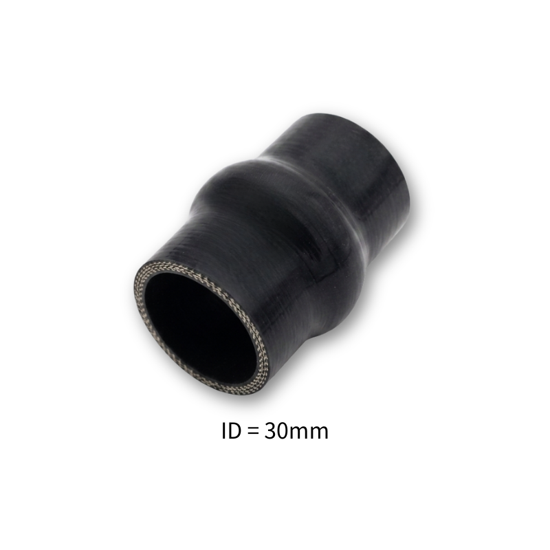 Black Silicone Hump Hose Coupler Connector Intercooler Universal
