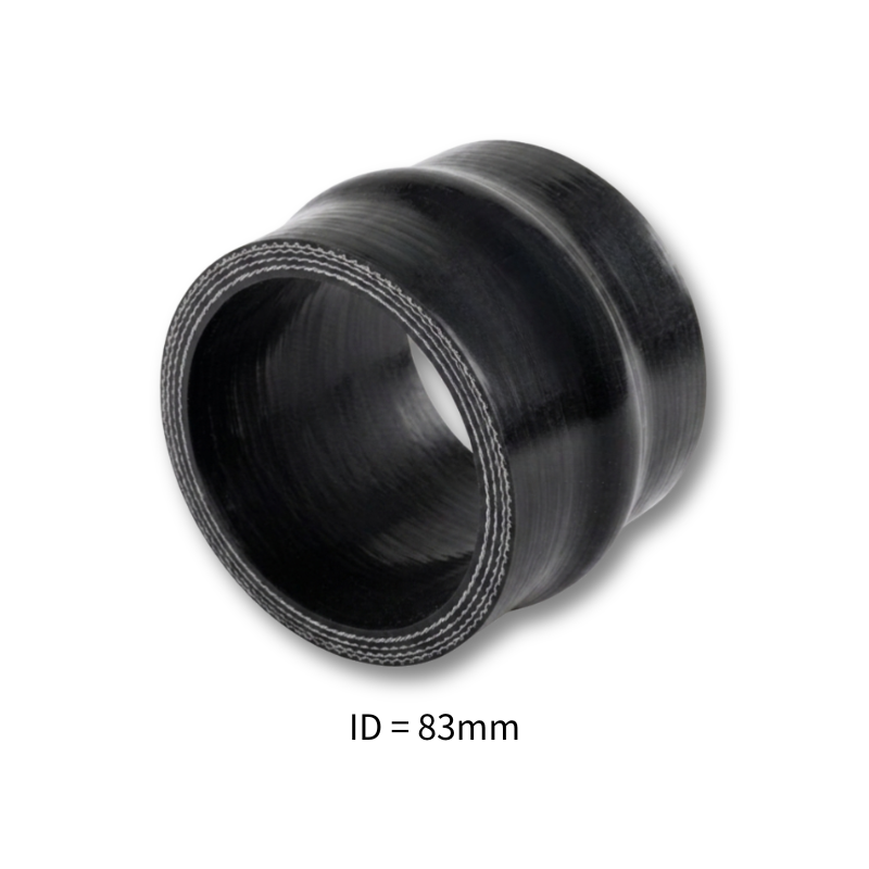 Black Silicone Hump Hose Coupler Connector Intercooler Universal