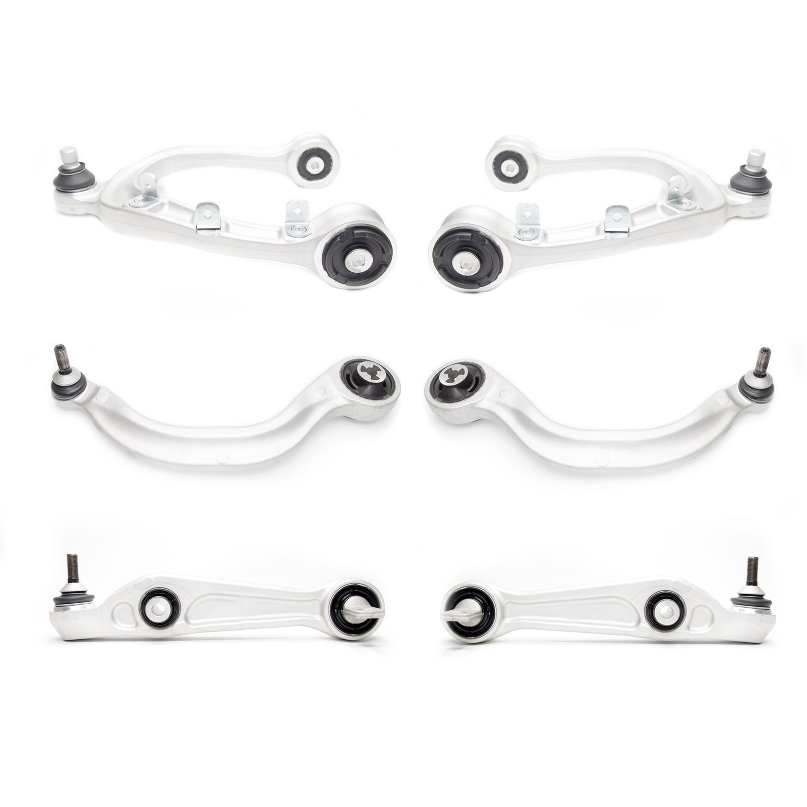 CTEuro Front Axle Upper And Lower Control Arm Kit 6pcs Model 3 Model Y